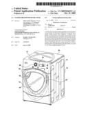 Clothes dryer with louvre cover diagram and image