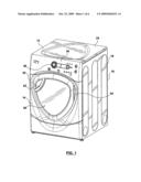 Clothes dryer with louvre cover diagram and image