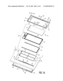 Portable pet portal with three-position flap assembly diagram and image