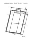 Portable pet portal with three-position flap assembly diagram and image