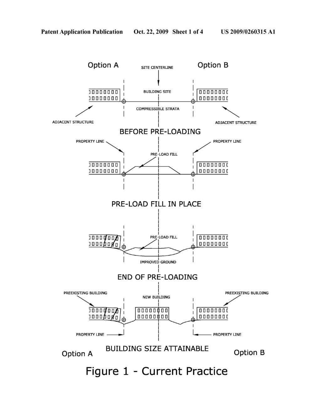 PRE-LOADING OF BUILDING SITES OVER COMPRESSIBLE STRATA - diagram, schematic, and image 02