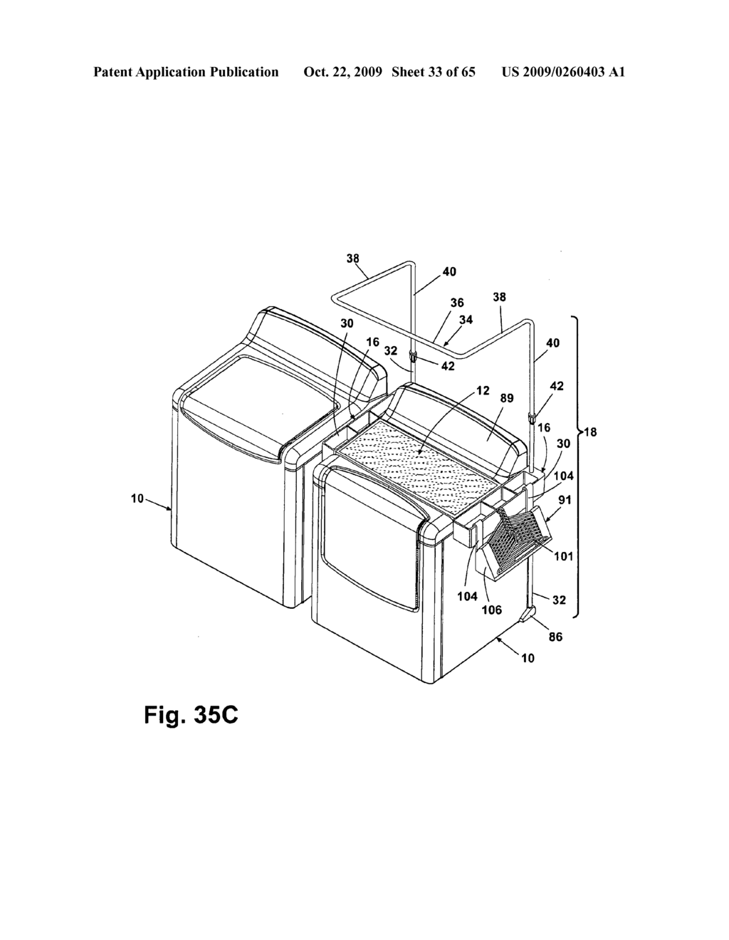 Modular Laundry System with Work Surface Having a Functional Insert - diagram, schematic, and image 34