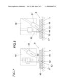 Apparatus for detaching a workpiece from a cutting table diagram and image