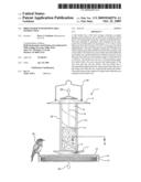 Bird feeder with removeable feeding tray diagram and image