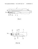 Air bottle securing device for paint ball gun diagram and image