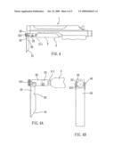 Air bottle securing device for paint ball gun diagram and image