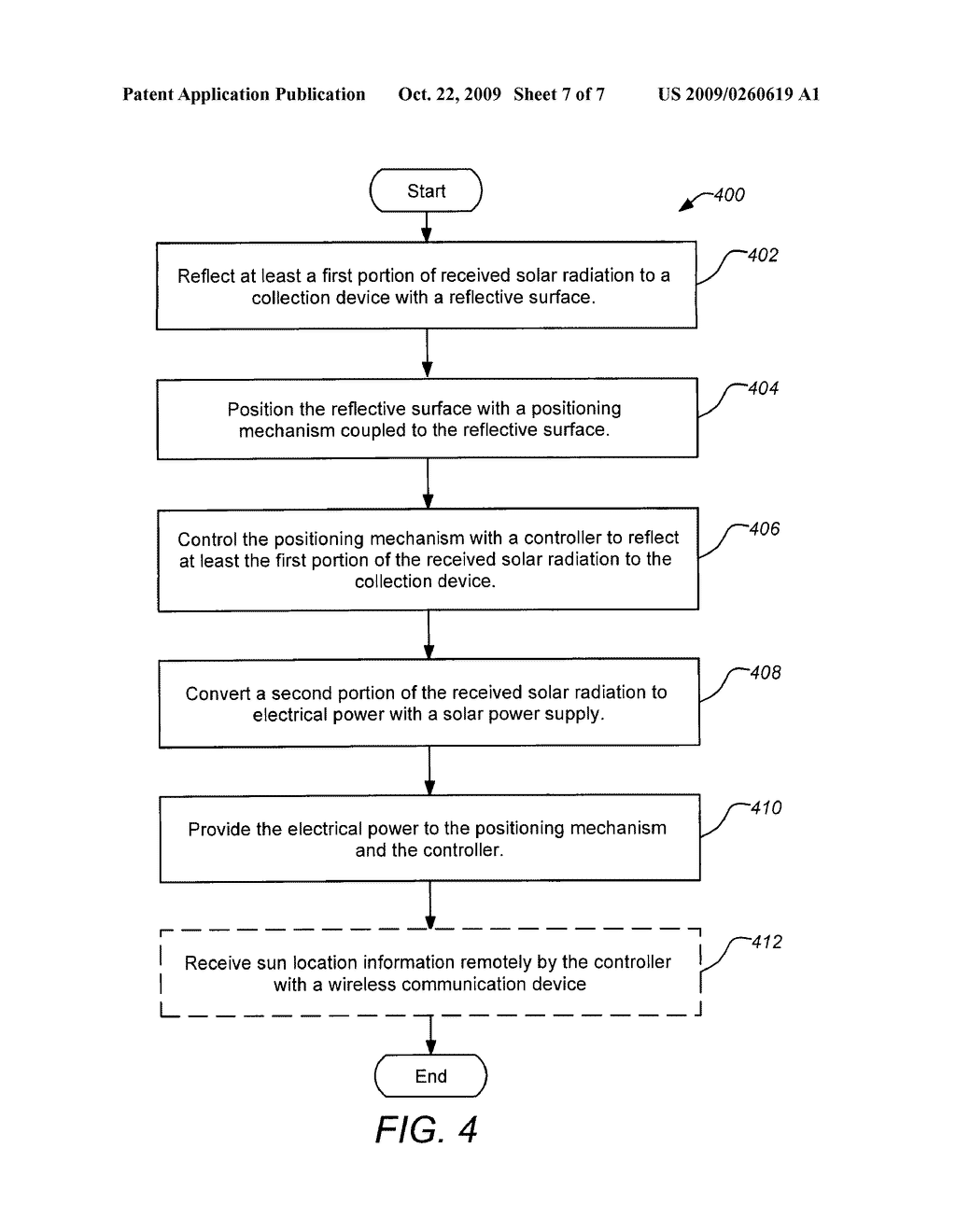 AUTONOMOUS HELIOSTAT FOR SOLAR POWER PLANT - diagram, schematic, and image 08