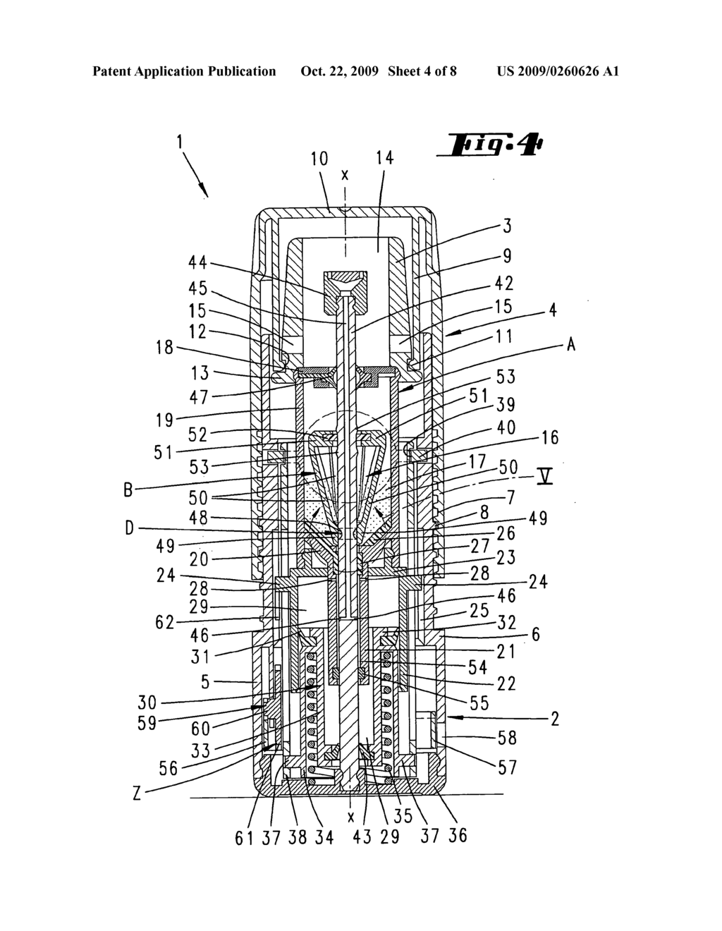 Inhaler for Powdery, Especially Medical Substances - diagram, schematic, and image 05