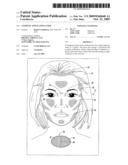 Cosmetic application guide diagram and image