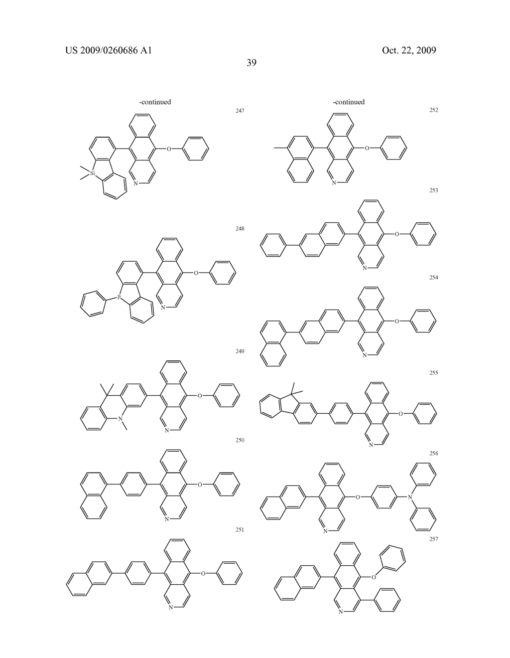 Novel organic electroluminescent compounds and organic electroluminescent device using the same - diagram, schematic, and image 41