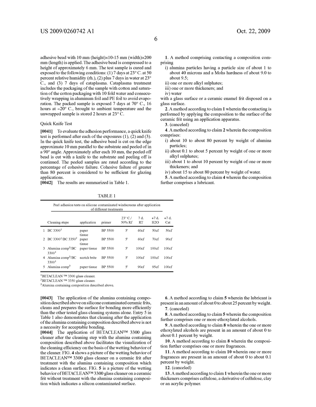 METHOD OF PREPARING GLASS AND CERAMIC ENAMELS ON GLASS FOR ADHESIVE BONDING - diagram, schematic, and image 09