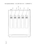  CASE AND RACK SYSTEM FOR LIQUID SUBMERSION COOLING OF ELECTRONIC DEVICES CONNECTED IN AN ARRAY diagram and image