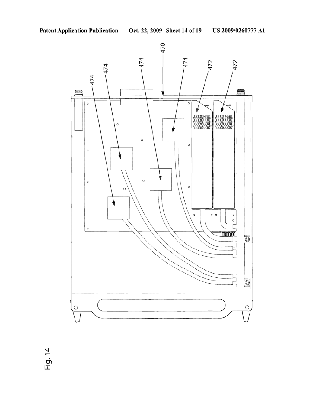  CASE AND RACK SYSTEM FOR LIQUID SUBMERSION COOLING OF ELECTRONIC DEVICES CONNECTED IN AN ARRAY - diagram, schematic, and image 15