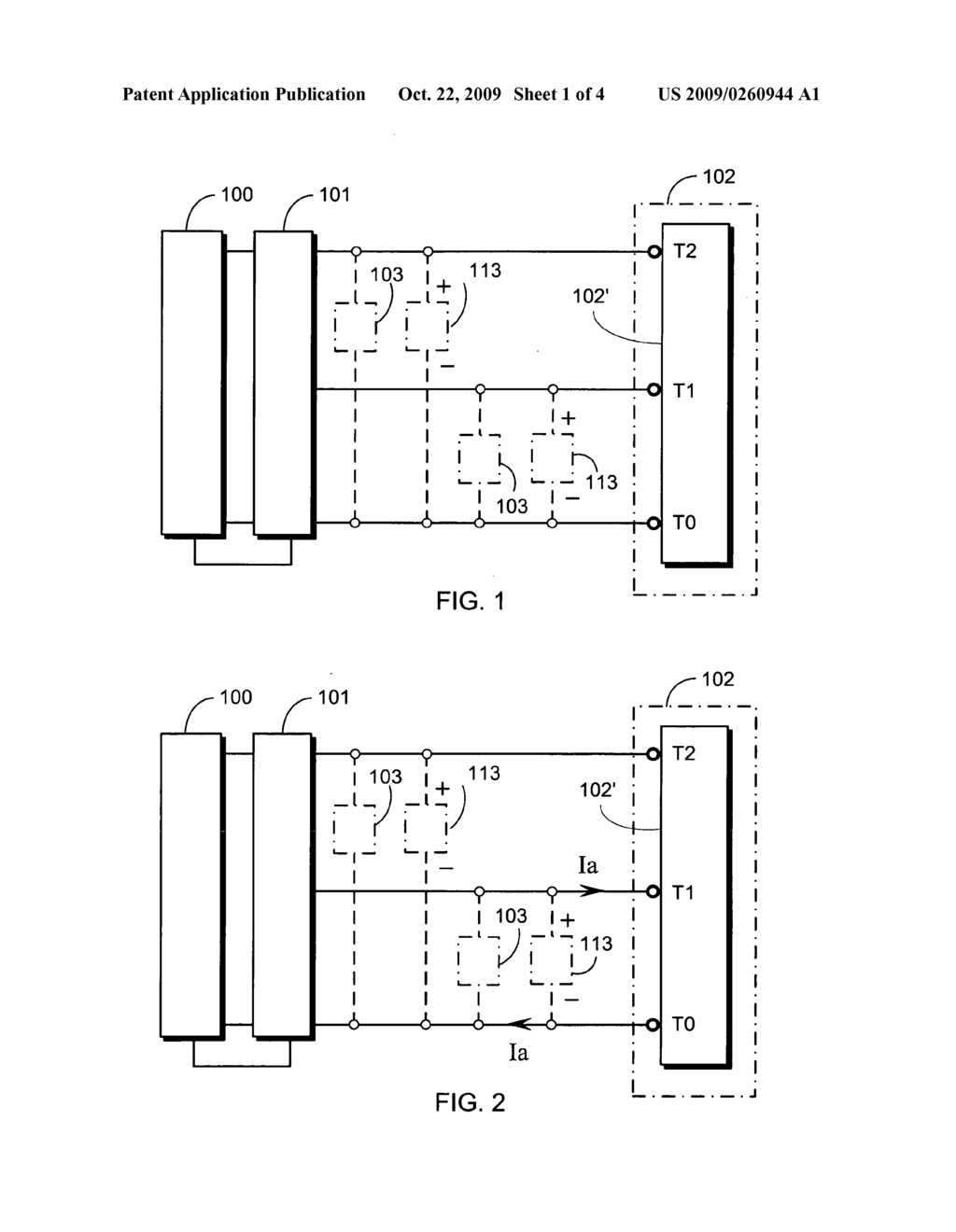 Electromagnetic actuating device with driving and holding tapped coil - diagram, schematic, and image 02