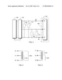 Electromagnetic actuating device with driving and holding tapped coil diagram and image