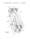 Apparatus for feeding items of laundry to a laundry-treatment arrangement, in particular a mangle diagram and image