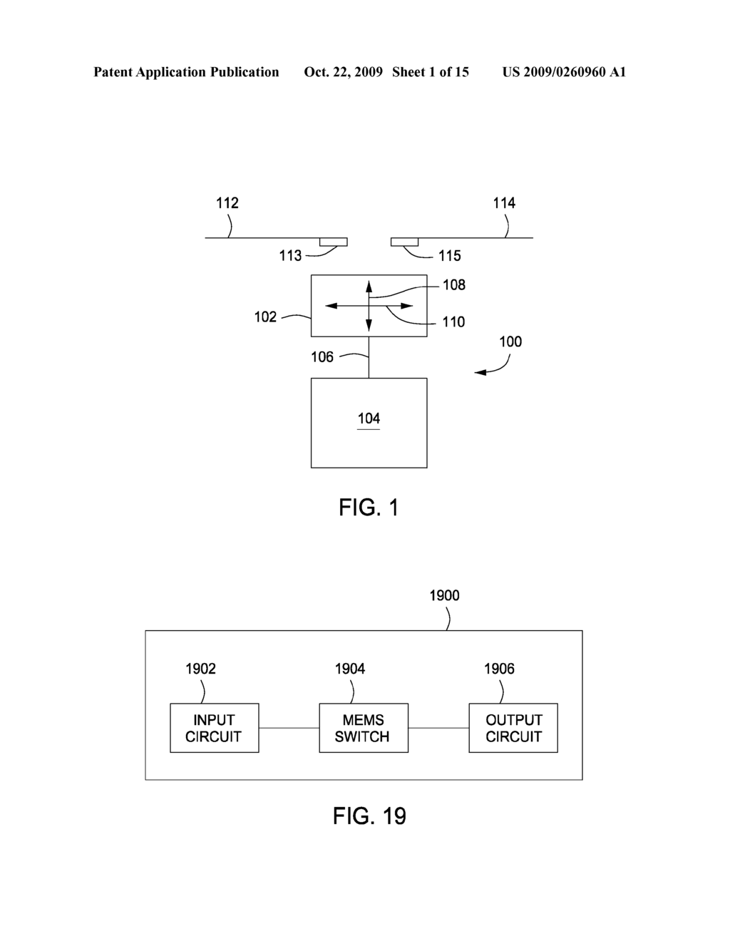 SWITCH FOR USE IN MICROELECTROMECHANICAL SYSTEMS (MEMS) AND MEMS DEVICES INCORPORATING SAME - diagram, schematic, and image 02