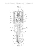 Fuel injector with direct shutter actuation for internal combustion engines diagram and image