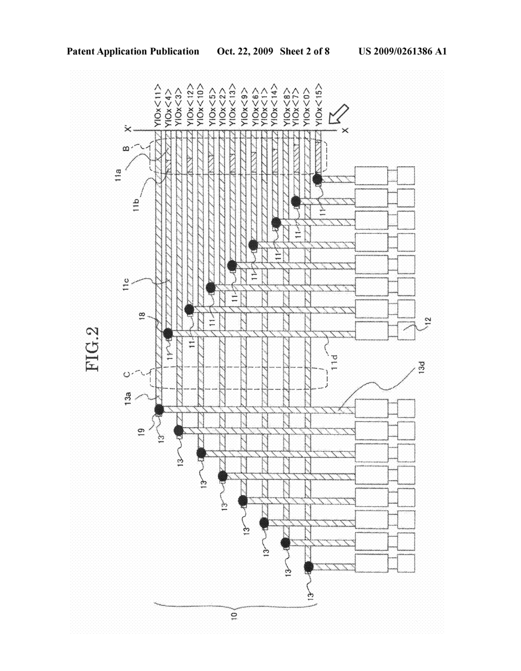 SEMICONDUCTOR INTEGRATED CIRCUIT DEVICE AND METHOD OF ARRANGING WIRINGS IN THE SEMICONDUCTOR INTEGRATED CIRCUIT DEVICE - diagram, schematic, and image 03