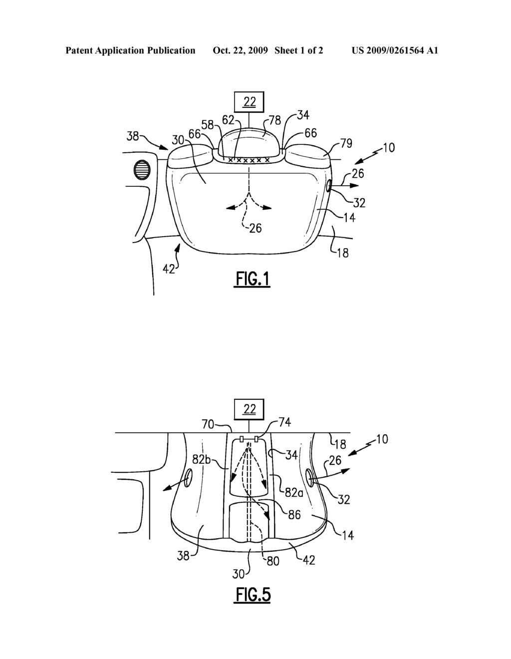 EXTERNAL AND INTERNAL AIRBAG TETHER ARRANGEMENT - diagram, schematic, and image 02