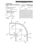 REINFORCED PIPE FITTING WITH ECCENTRIC FLOW PATH diagram and image