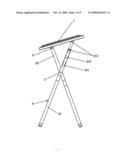 STOOL WITH TELESCOPIC LEGS diagram and image