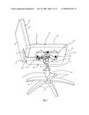 Hydraulic adjustable seat diagram and image