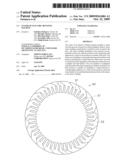 STATOR OF ELECTRIC ROTATING MACHINE diagram and image