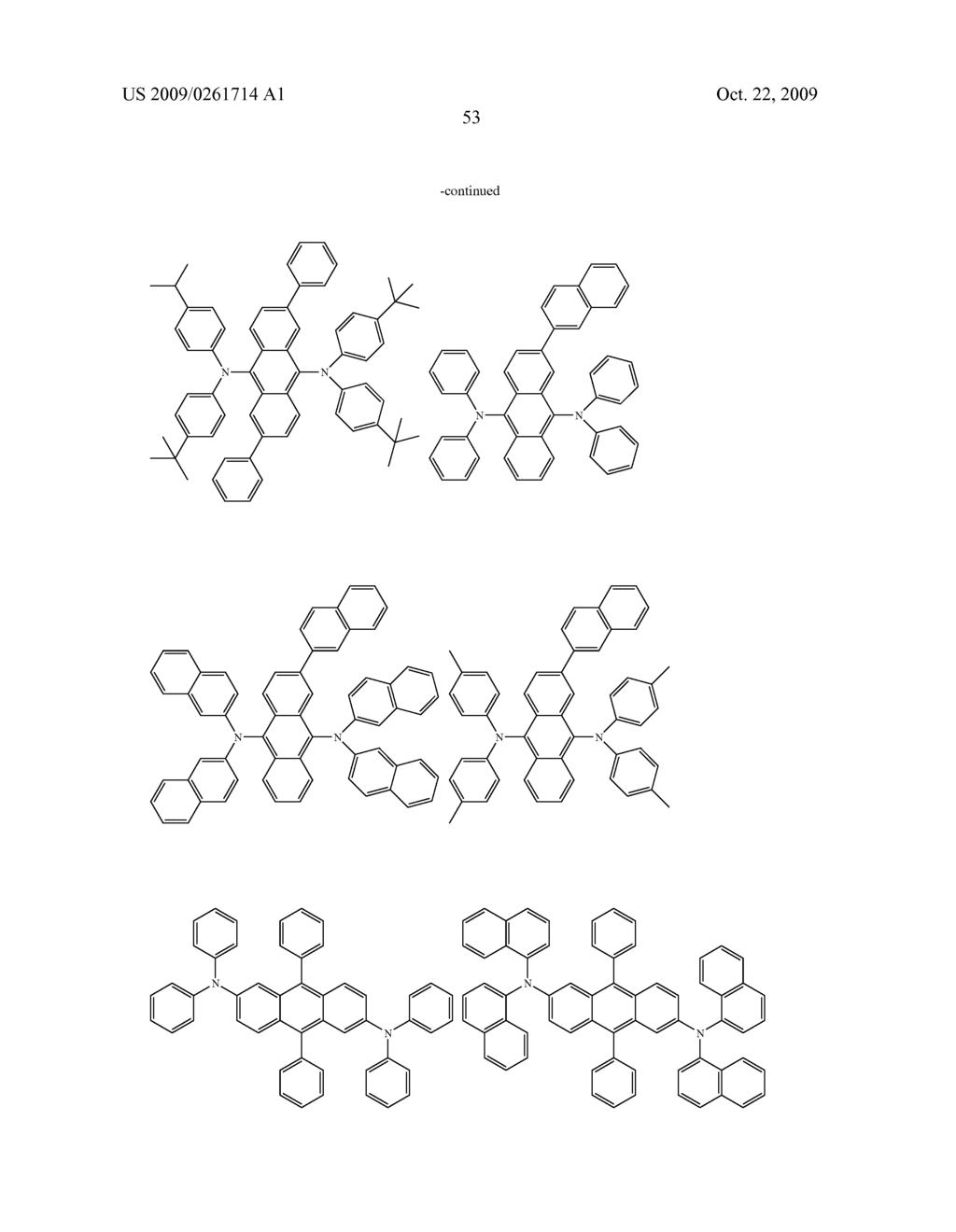 Novel organic electroluminescent compounds and organic electroluminescent device using the same - diagram, schematic, and image 55