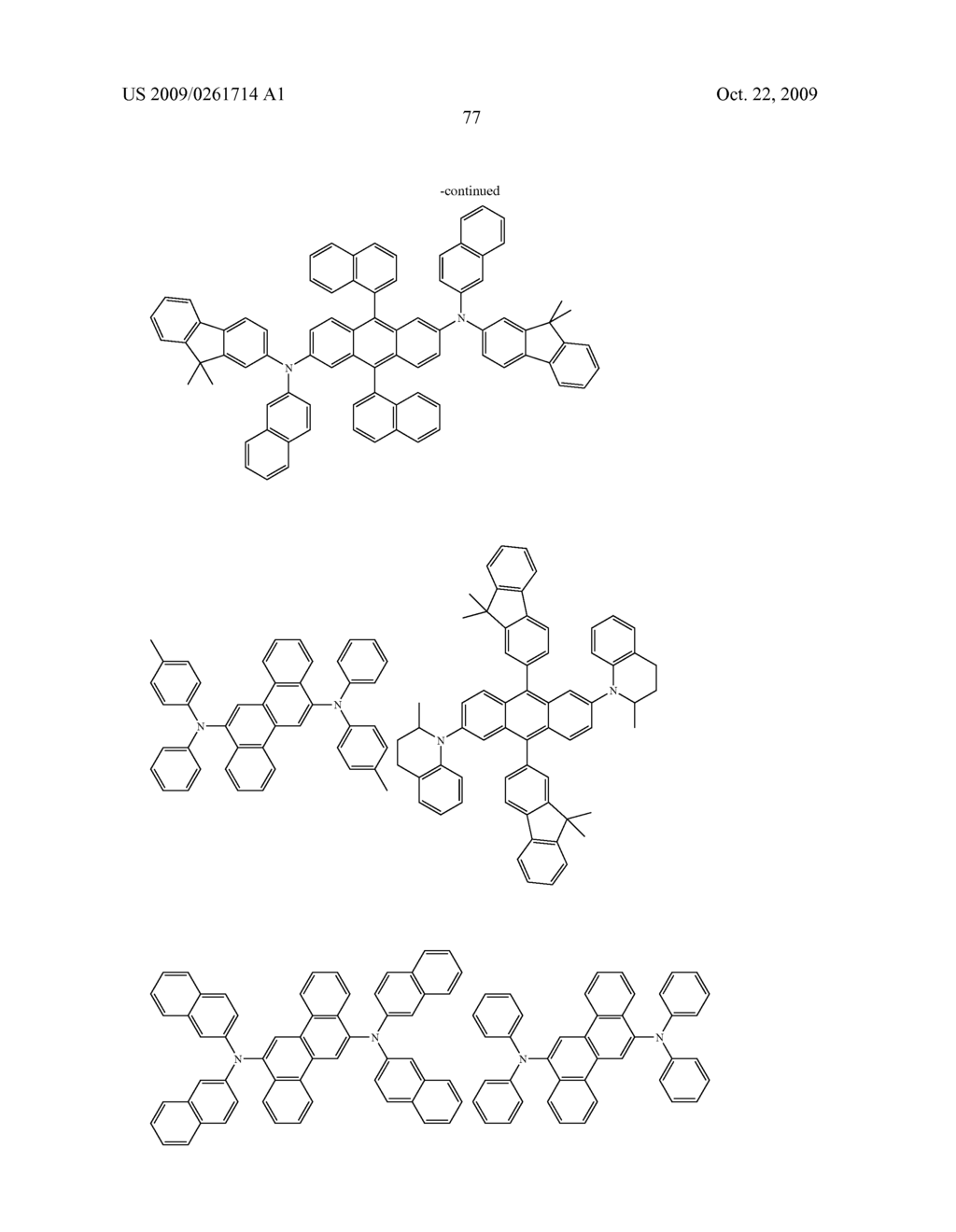 Novel organic electroluminescent compounds and organic electroluminescent device using the same - diagram, schematic, and image 79