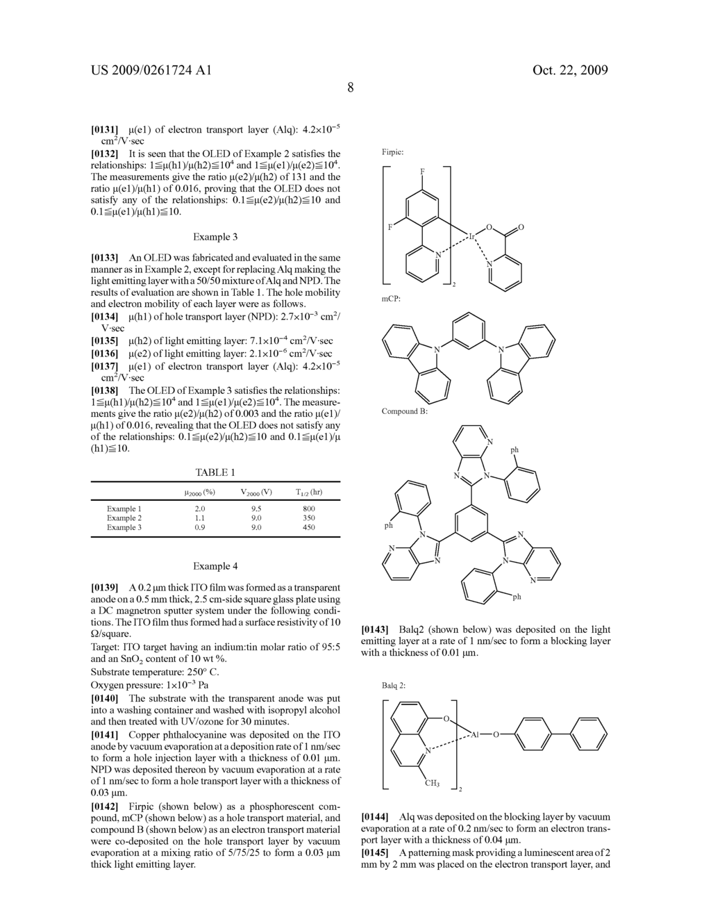 ORGANIC LIGHT EMITTING DIODE AND DISPLAY USING THE SAME - diagram, schematic, and image 10