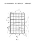 DEVICE AND PROCESS FOR UNIFORMLY LIGHTING AN OPERATING AREA diagram and image