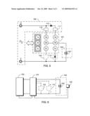 Electromagnetic actuating device being actuated by AC power and held by DC power diagram and image