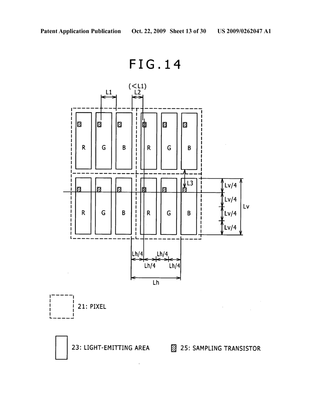 EL display panel and electronic apparatus - diagram, schematic, and image 14