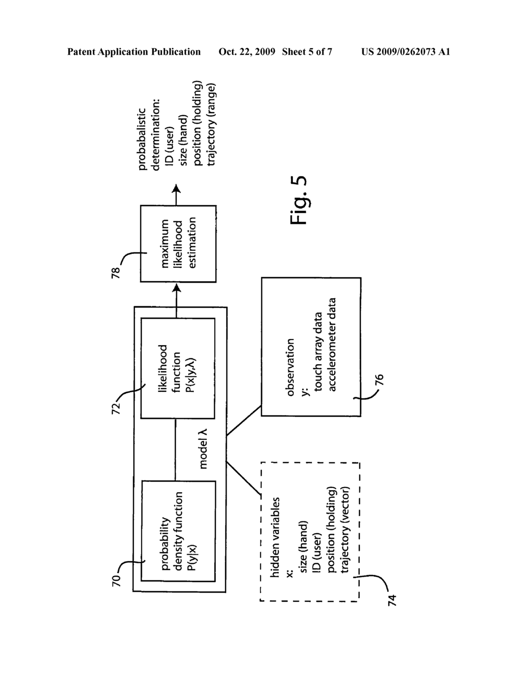 TOUCH SENSITIVE REMOTE CONTROL SYSTEM THAT DETECTS HAND SIZE CHARACTERISTICS OF USER AND ADAPTS MAPPING TO SCREEN DISPLAY - diagram, schematic, and image 06