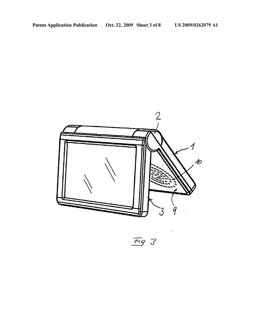 Electronic Device in the Form of a Hands-Free Telephone System and/or a Navigation Device - diagram, schematic, and image 04