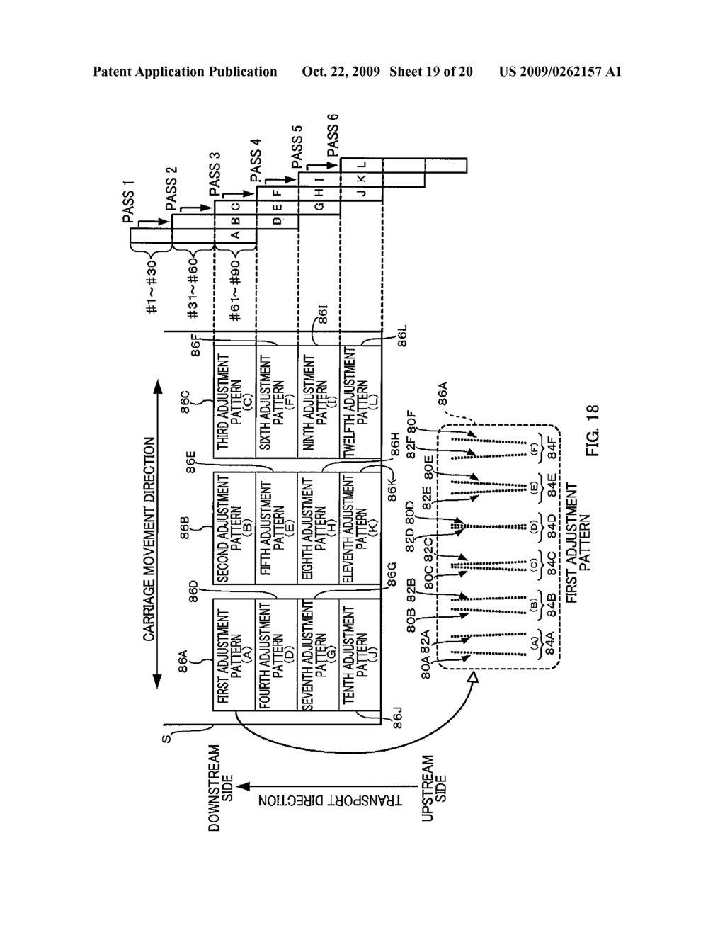 Forming Method of Adjustment Pattern and Liquid Ejection Apparatus - diagram, schematic, and image 20