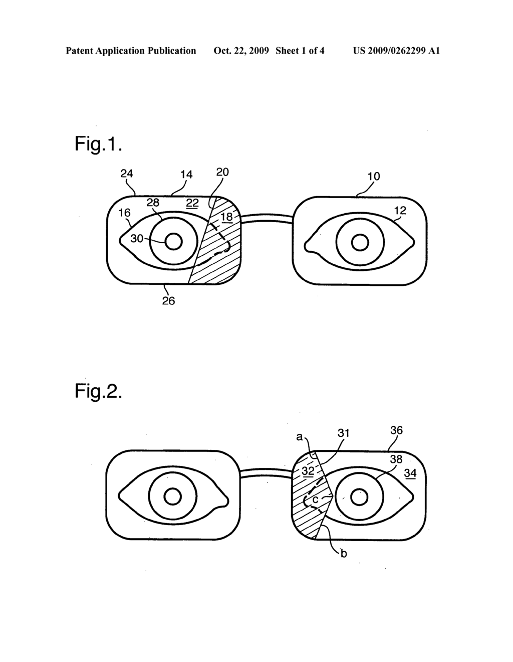 Corrective eyeglasses - diagram, schematic, and image 02