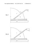 Optical arrangement of autofocus elements for use with immersion lithography diagram and image