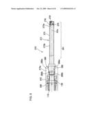 INSPECTION HEAD SUPPORTING STRUCTURE IN SURFACE INSPECTING APPARATUS AND SURFACE INSPECTING APPARATUS diagram and image