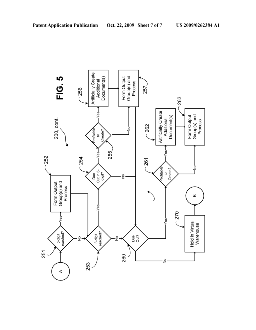 PROCESSING OF ELECTRONIC DOCUMENTS TO ACHIEVE POSTAGE OPTIMIZATION - diagram, schematic, and image 08