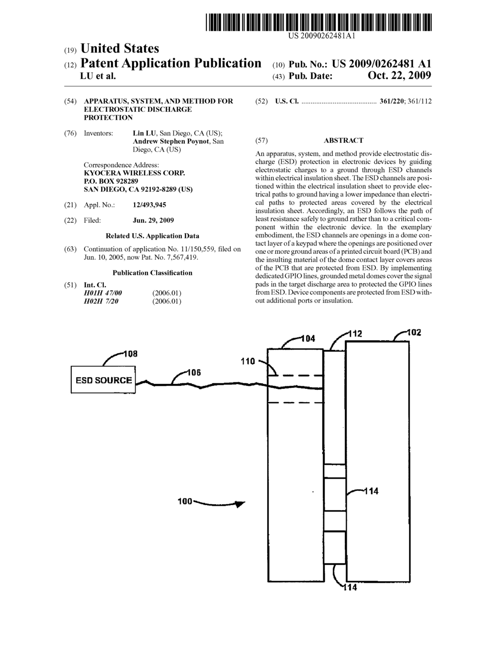 APPARATUS, SYSTEM, AND METHOD FOR ELECTROSTATIC DISCHARGE PROTECTION - diagram, schematic, and image 01