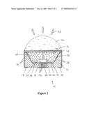 LIGHT EMITTING DEVICE WITH PHOSPHOR WAVELENGTH CONVERSION diagram and image