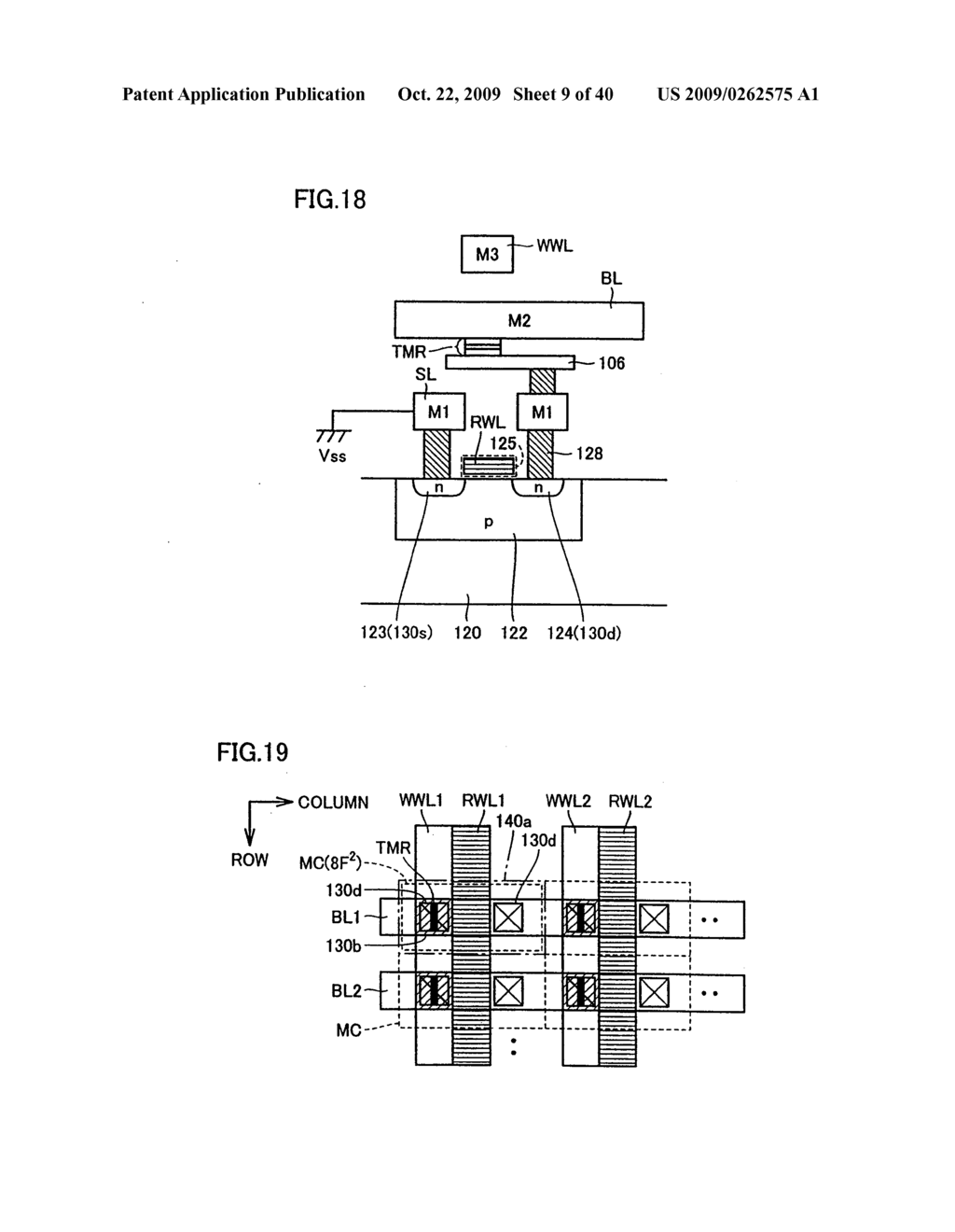 THIN FILM MAGNETIC MEMORY DEVICE CAPABLE OF CONDUCTING STABLE DATA READ AND WRITE OPERATIONS - diagram, schematic, and image 10