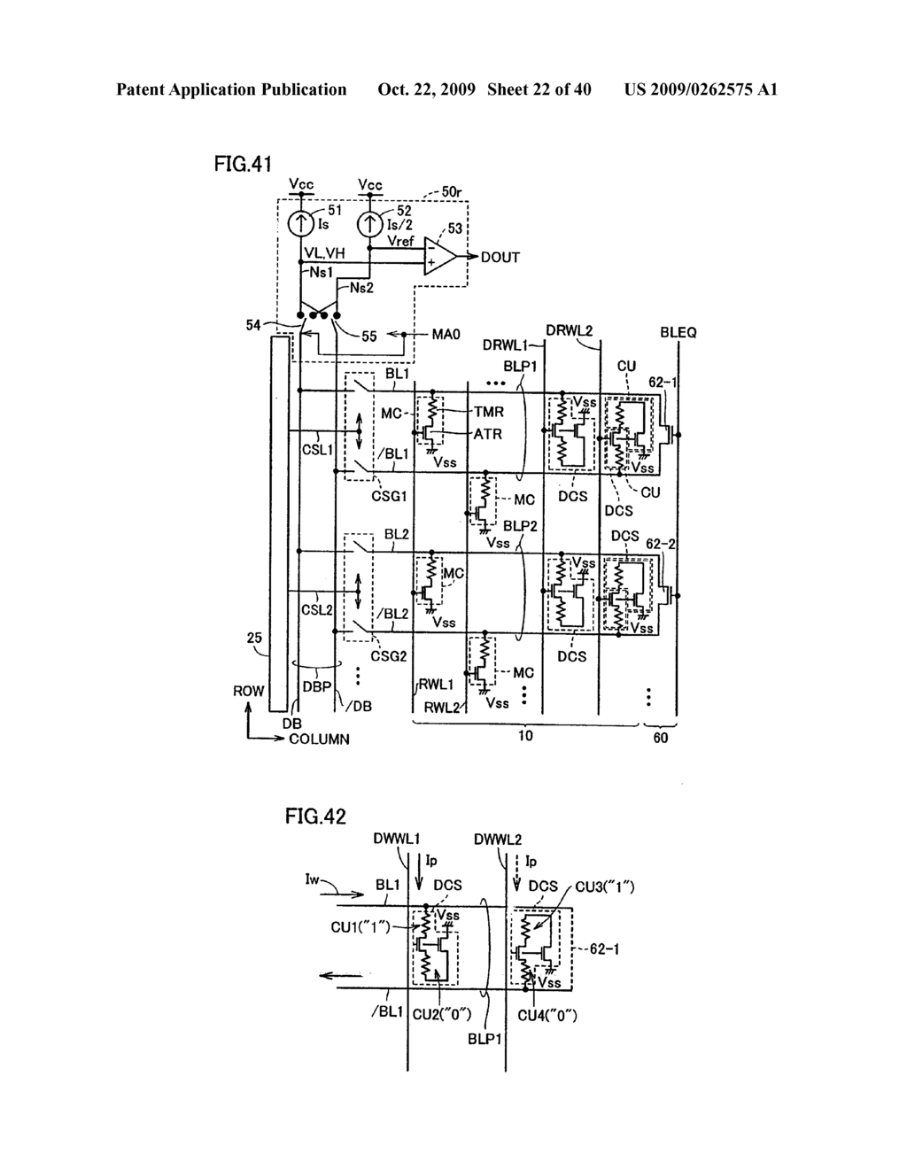 THIN FILM MAGNETIC MEMORY DEVICE CAPABLE OF CONDUCTING STABLE DATA READ AND WRITE OPERATIONS - diagram, schematic, and image 23