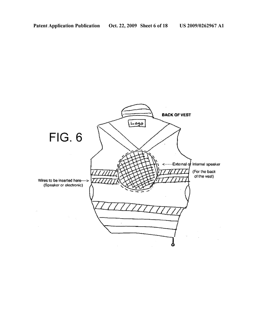 WEARABLE SPEAKER VEST/JACKET - diagram, schematic, and image 07