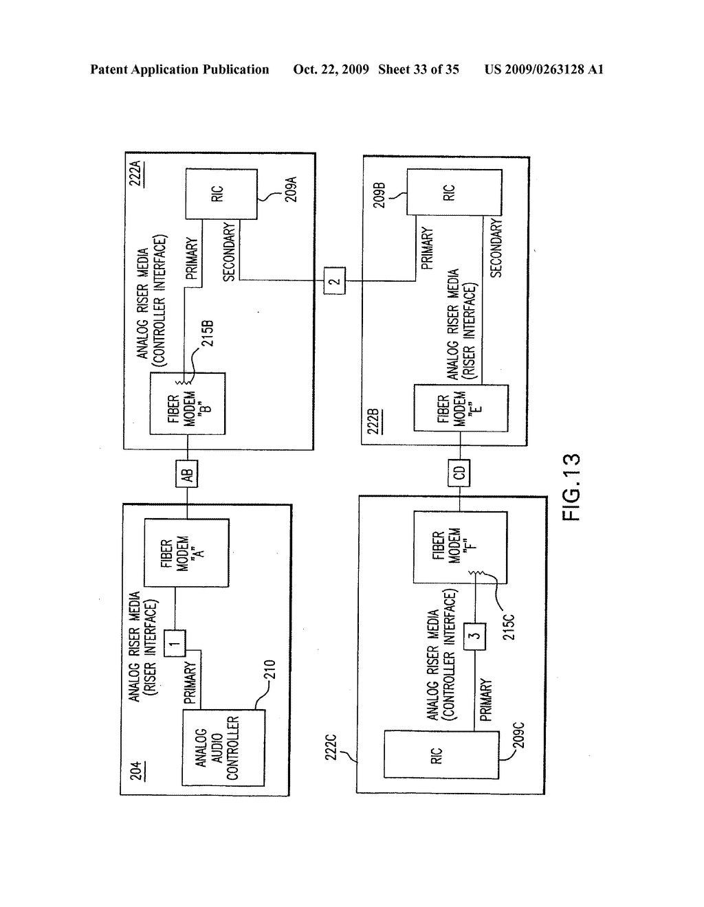 FIBER OPTIC MULTIPLEX MODEM - diagram, schematic, and image 34