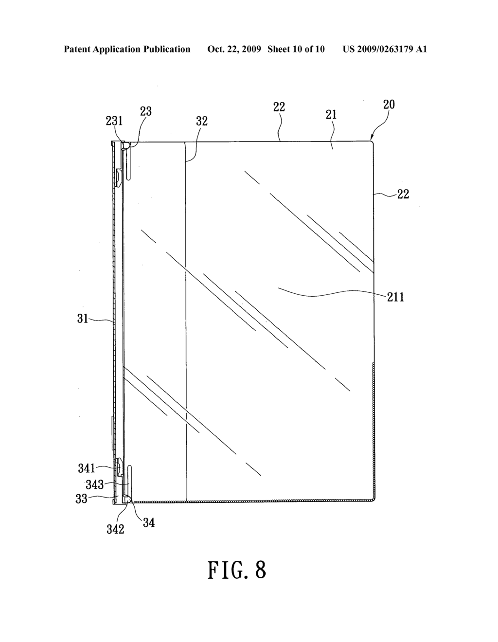 RECEIVING BAG HELD BY A HOOK-TYPE FOLDER - diagram, schematic, and image 11