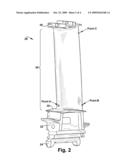 SHAPE FOR A TURBINE BUCKET TIP SHROUD diagram and image