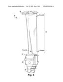 SHAPE FOR A TURBINE BUCKET TIP SHROUD diagram and image